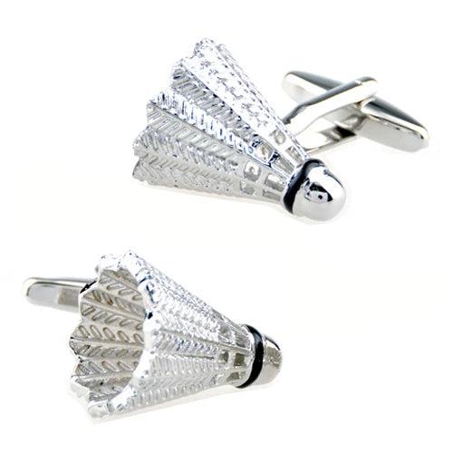 Shuttlecock Cufflink Cuff Link 2 Pairs Set