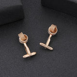 Men's Copper Cufflink Business Wedding Sleeve Studs
