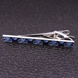 Enamel Flower Pattern Tie Clip for Men