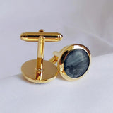 Mother of Pearl Cufflinks Abalone Shell Copper Men's Cuff Links