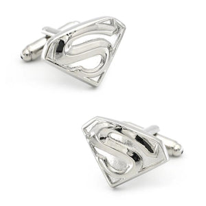 Men's SuperHeroes Cufflinks Copper Material Silver