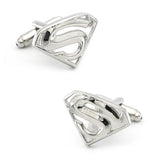 Men's SuperHeroes Cufflinks Copper Material Silver