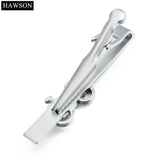 High-Grade Pearl Sand Bike Pattern Tie Clip for Men