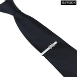 High-Grade Pearl Sand Bike Pattern Tie Clip for Men
