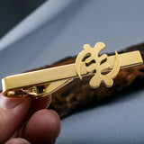 Tangula Adinkra Symbol Tie Clip Classic African Jewelry