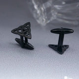 Tangula Vintage Celtic Knot Cufflinks Stainless Steel Mens Viking Amulet Jewelry