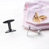 Tangula Vintage Celtic Knot Cufflinks Stainless Steel Mens Viking Amulet Jewelry