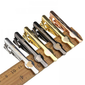 I Love You 3000 Laser Engraver Metal Tie Clip