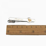 I Love You 3000 Laser Engraver Metal Tie Clip