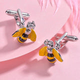 Bee Cufflinks for Men Shirt High Novelty Cuff links