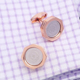 Polygonal Cufflinks French High-end Wedding Business Cuff Buttons