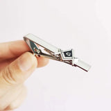 3 Degree Freemason Tie Clip Masonic Men's Neck Bar Clasp Metal
