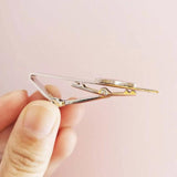 3 Degree Freemason Tie Clip Masonic Men's Neck Bar Clasp Metal
