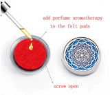 Aromatherapy Aroma Locket Face Clip Diffuser Tie Clips Cufflinks Brooch