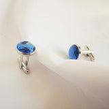 Crystal French Cufflinks for Men's Shirt