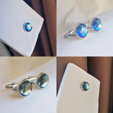 Crystal French Cufflinks for Men's Shirt