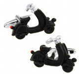 Blue/Black Bicycle Cufflinks Novelty Bike Copper Material Wholesale