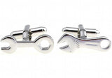Silver Spanner Cufflinks Copper Material Wholesale & Retail