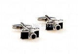 Black/White Camera Novelty Cufflinks Copper Material Wholesale