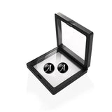 Men Cufflinks A-Z Alphabet Cuff Button Business Cufflinks
