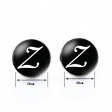Men Cufflinks A-Z Alphabet Cuff Button Business Cufflinks