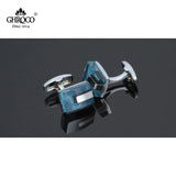 Epoxy Square Cufflinks for French Cuff Shirt Business & Wedding Gift