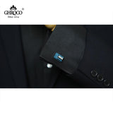 Epoxy Square Cufflinks for French Cuff Shirt Business & Wedding Gift