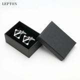 Rose Square Cufflinks for Wedding Button Male