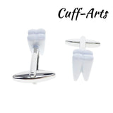 Teeth Cufflinks Men Gemelos Les Boutons De Manchette by Cuffarts C10382