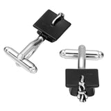 Men's Punk Style Shirt Cufflinks - High-grade Metal Bouton De Manchette
