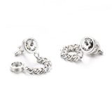 Crystal Cufflinks Party Wedding Round Button Gemelos Shirt