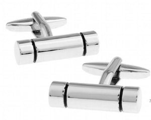 Cylinder Cuff Links Silver Copper Wholesale & Retail