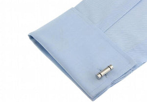Cylinder Cuff Links Silver Copper Wholesale & Retail