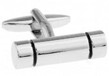 Cylinder Cuff Links Silver Copper Wholesale & Retail