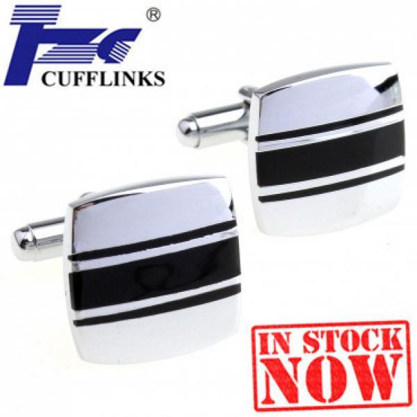 2 Pairs Enamel Epoxy Cufflink Cuff Link