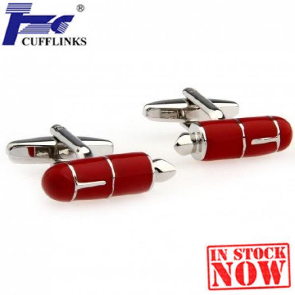 Red Pen Cufflink Cuff Link Set