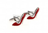 iGame High-heeled Shoes Cuff Links Red Brass