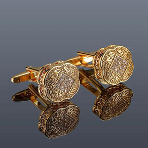 French Crystal Cufflinks for Men and Women