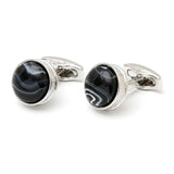 Men Round Creativity Cufflinks XK23026 Business Dress Shirt Cuff Links