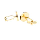Enamel Cufflinks Epoxy Cuff Links Oval Round Square Rectangle Shapes