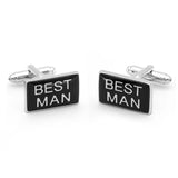 Love Rose Wedding Cufflinks Set