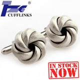 TZG05579-1 Knots Cufflink Cuff Link 2 Pairs