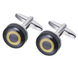 2pcs Geometric Cufflinks French Button Custom Formal Dress Wedding