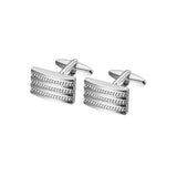 2pcs Geometric Cufflinks French Button Custom Formal Dress Wedding