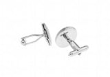 Silver Copper Novelty Photo Holder Cuff Links