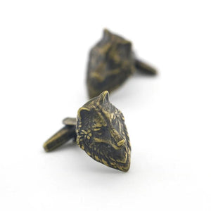 Vintage Wolf Copper Cufflinks & Retail