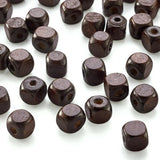 10mm CoconutBrown Wood Beads Square Jewelry Wooden Beads