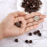10mm CoconutBrown Wood Beads Square Jewelry Wooden Beads