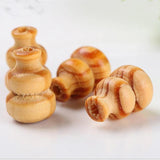 Natural Gourd Shape Wood Beads 50pcs