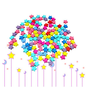 100pcs Multicolor Wooden Beads DIY Jewelry Accessories
